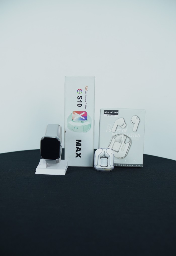 S10 Max ⚪ Silver Premium + Airpods